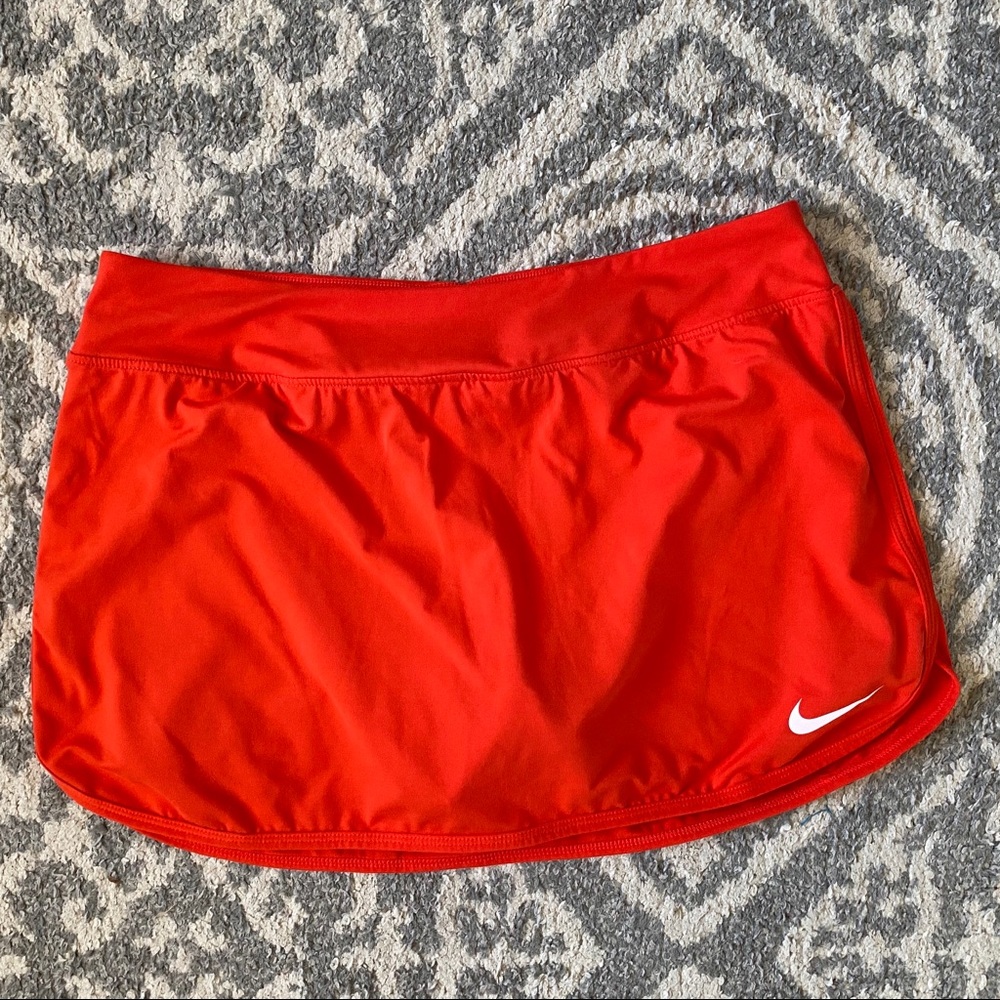 Red Nike Tennis Skirt